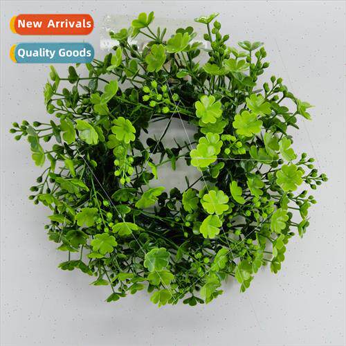 Christmas wreaths rattan ring hanging decorative scene decor