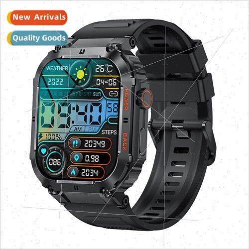 New K57PRO Talking Smartwatch Music Weather 1.96 inch Heart