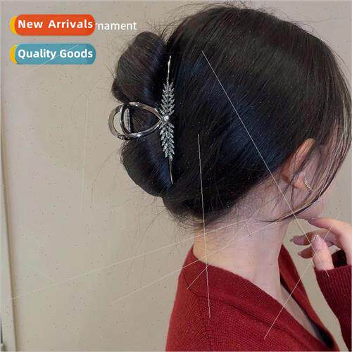 Wheat ears grasp clip elegant hair clips back head senior se