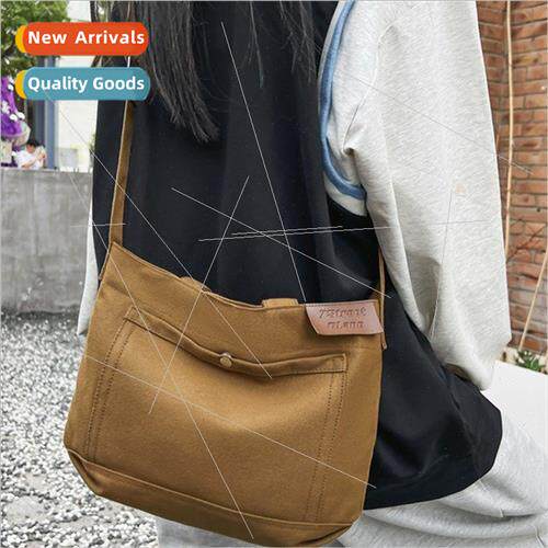 Early fall new retro leisure canvas bag small bag female Kor