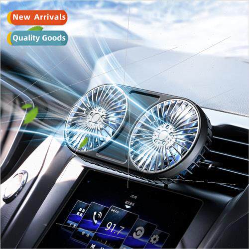 Car flash F211 car USB dual-head fan air vent creative car c