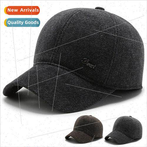 Autumn winter new men hats outdoor warm ear protection baseb