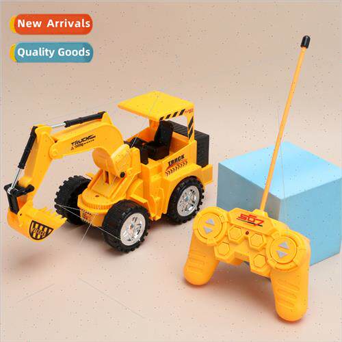 Large remote control engineering excavator Children electric
