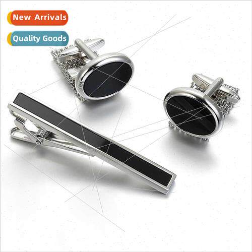 Cufflinks Tie Clip Gentleman Professional Lapel Clip French
