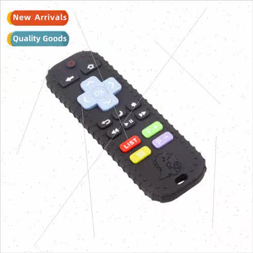 Childrens licone Teether Remote Control Teether Baby Anti-Ea