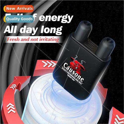 Black Battle Cow Double Hole Nasal Pass Cooling Stick Sleepy