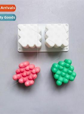 licone 2 wh love Rubik Cube 552 candle mold DIY cake ice coo