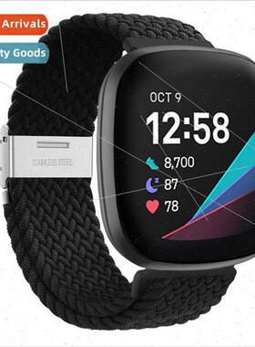 适用Fitbit versa 2/3 watch bClip onePCS adjustable elastic n