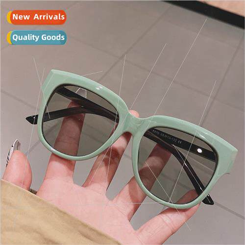 new designer cat eye large frame sunglasses men women retro