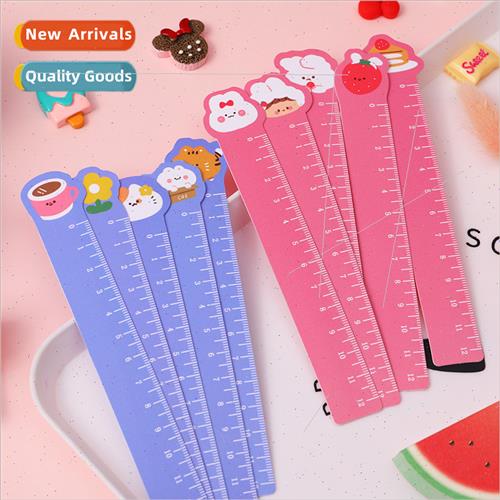 ins cute straight ruler stationery multifunctional ruler chi