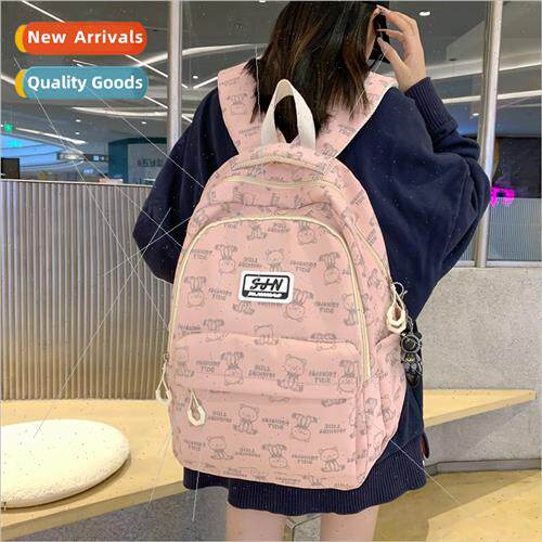 new school bags personalized graffi backpack girls shoulder