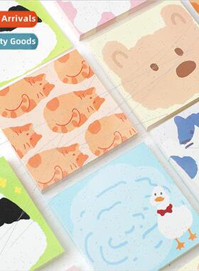 A ball fluffy 100 sheets sticky notes cute animal handbook m