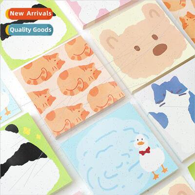 A ball fluffy 100 sheets sticky notes cute animal handbook m