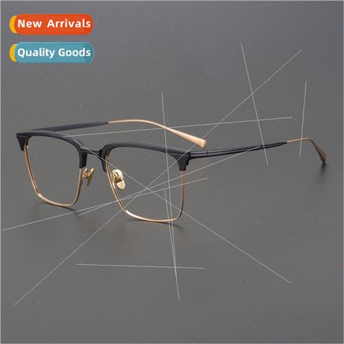 Japan handmade ultra-light pure tanium large frame men tide
