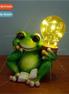 Outdoor solar lights animal ornaments simulation cute frog n