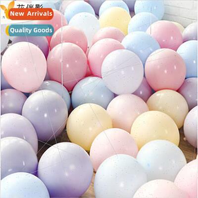 Macaroon color balloon explosion-proof balloon children birt