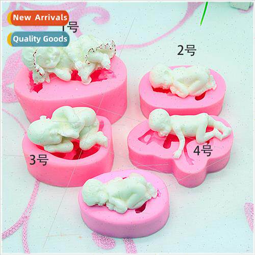 DIY Flipping Tools Four Baby Baby licone Moulds Baking Tools