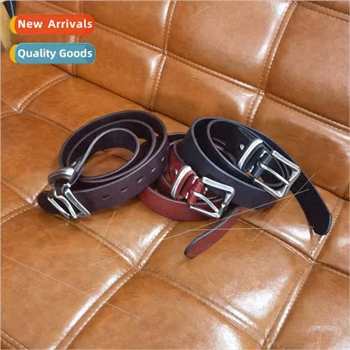 Belt high-grade men leather belt vintage hundred matching me