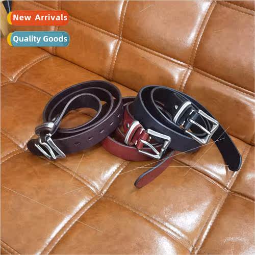 Belt high-grade men leather belt vintage hundred matching me