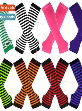 Europe INS Long Gloves Open Finger Long Wrist Gloves Diablo