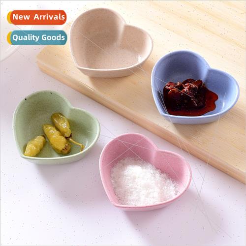 Wheat Straw Love Small Plates Kchen Vinegar Sauce ing Dish i