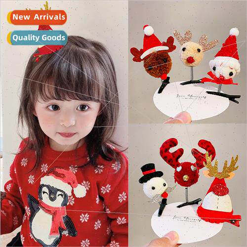 Christmas hair clips creative headdress Santa Claus hair cli