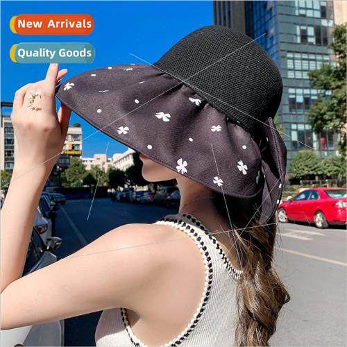 2023 new vinyl sun hat polka dot foldable fisherman hat basi