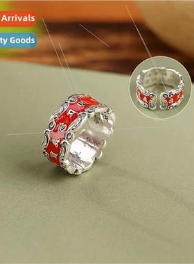 x Character Ring Women che terary Trans Opening Adjustable I