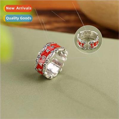 x Character Ring Women che terary Trans Opening Adjustable I