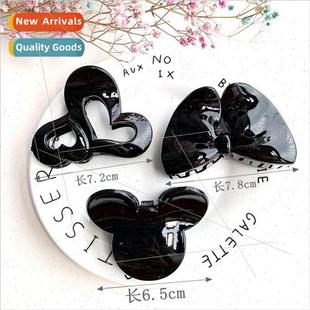 Cards Love Tie Plastic Med Clip Hair Grab Bow Large