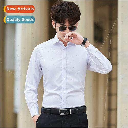 Shirt men long-sleeved spring summer thin Korean  Slim work