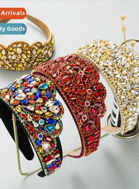 Hair accessories baroque luxury heavy color rhinestone gemst