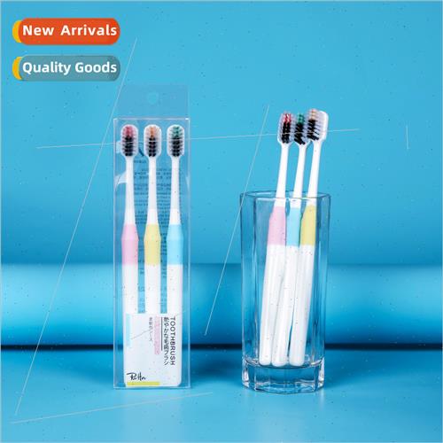 Spiral Wire Adult Small Head Toothbrush 3pcs Household Non-s