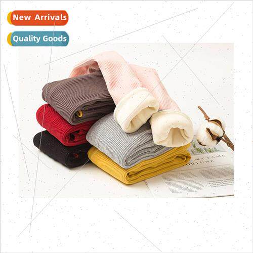 Autumn and winter baby cotton pants boys and girls padded an