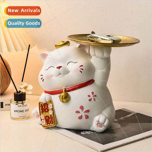 Modern simple tune cat tissue box storage ornaments entryway