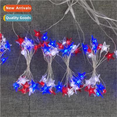 U.S. Independence Day decorative lights LED red whe blue str