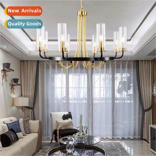 ving room lamp light luxury American post-modern simple copp