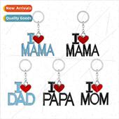 jewelry metal keychain Europe day States mother father Uned