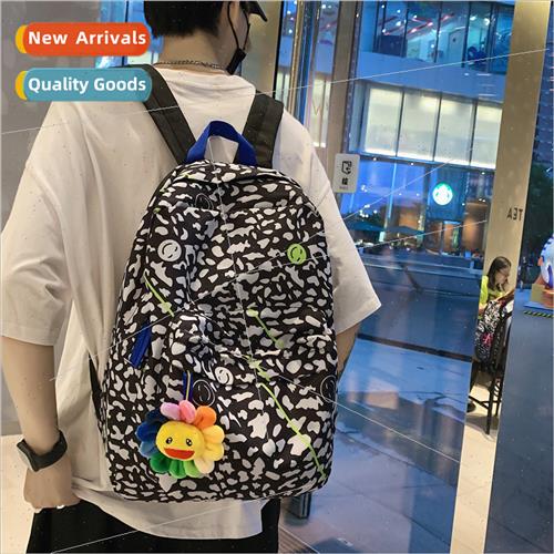 new large-capacy computer bag schoolbag female backpack male