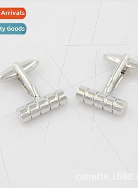 A column men cufflinks plain cylindrical cufflinks cufflinks
