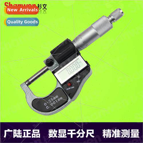 Guanglu Digital Outside Micrometer Electronic Centimeter 0-2