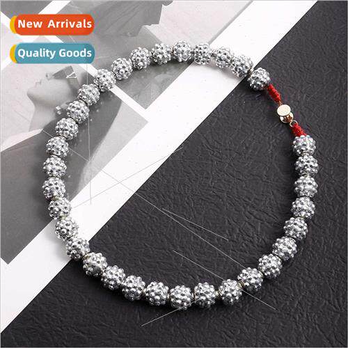 Europe personalized hip-hop super flash orb short necklace p