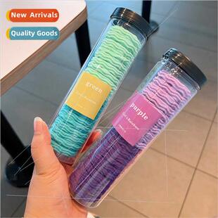 Teenage girl threaded wave meta sense macaron towel ring hea