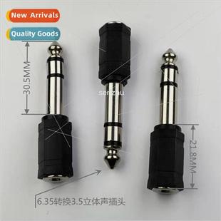 Stereo Plug Microphone Convert Audio 6.35 3.5 Headphone