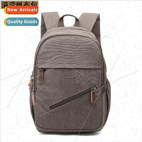logo shoulder bag new simple usb charging backpack men women