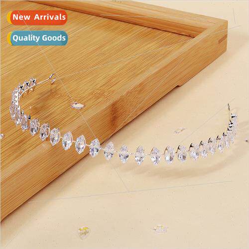 Korea new simple zirconia hair band female high-level sense