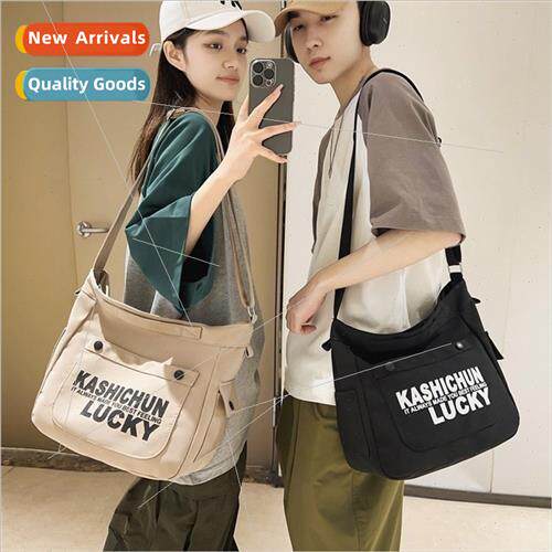 Large capacity canvas bag bag female new letters ladies shou