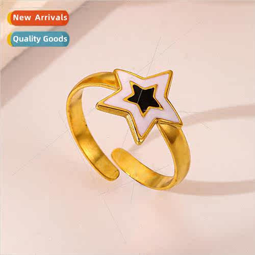 Europe simple fresh hundred matching stainless steel gold op