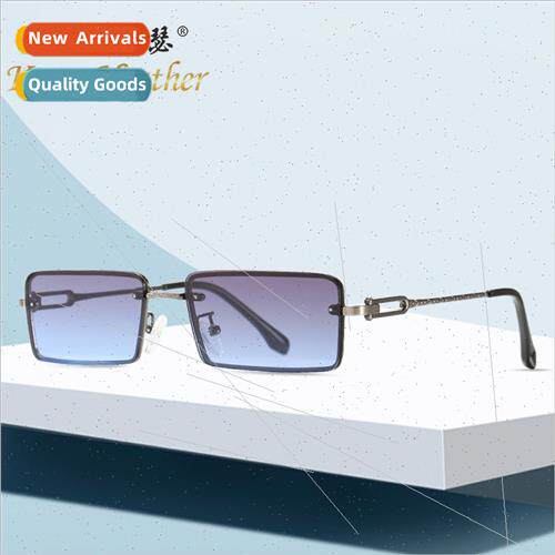 New retro-modern sunglasses 2A107 Europe small square frame
