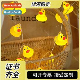 lights string holiday yellow bedroom home duck cute ttle led